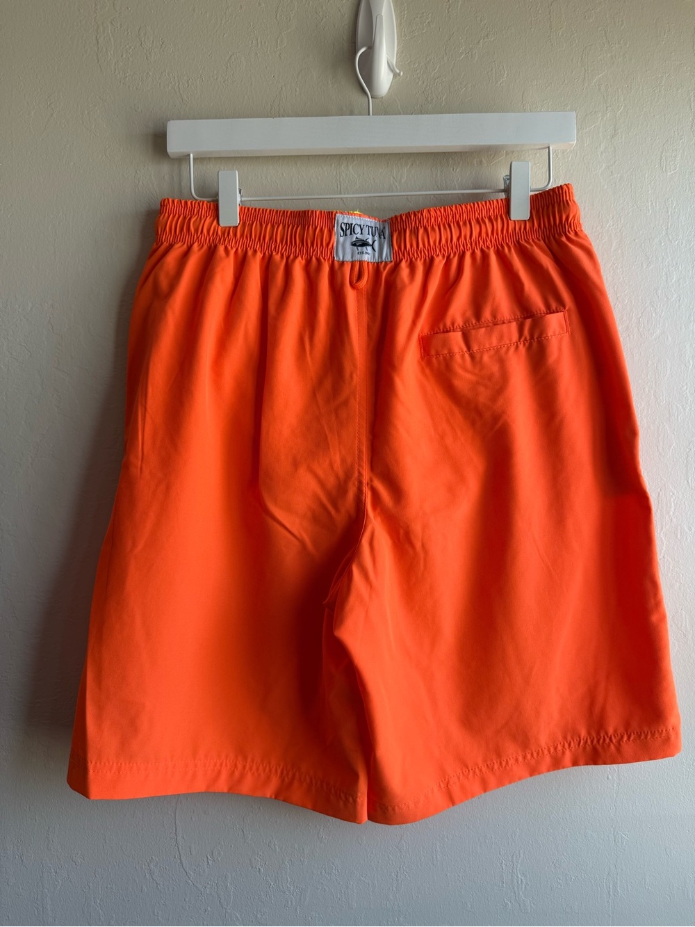 Spicy Tuna Men's Orange Swim Trunks